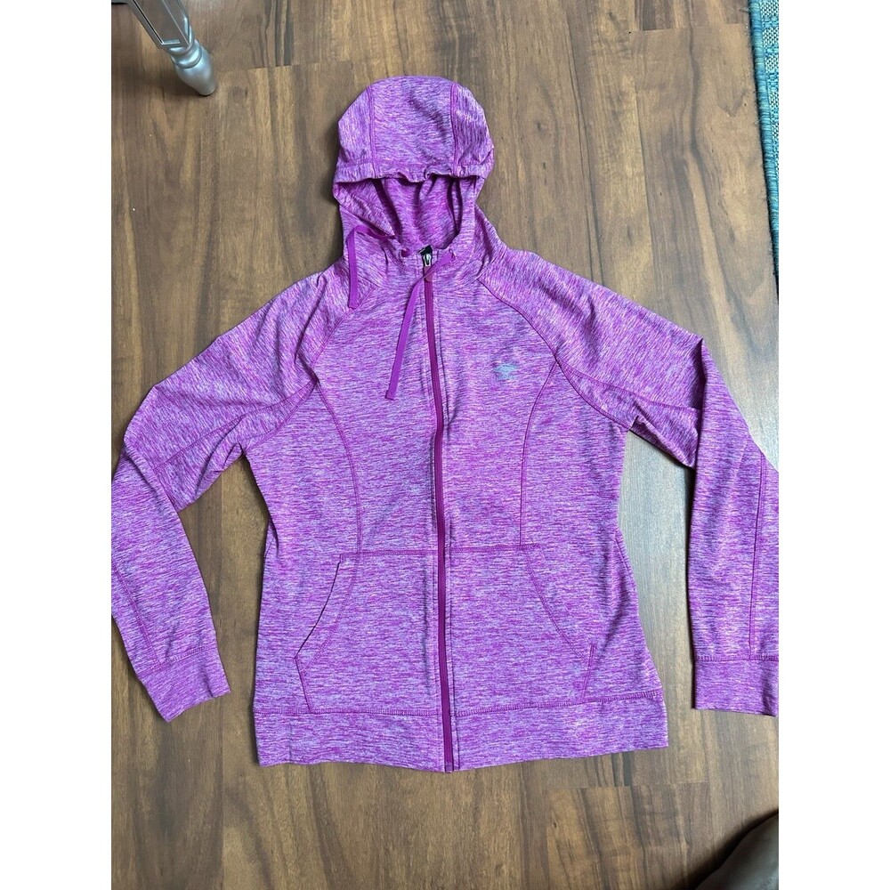 Umbro Full Zip Knit Hoodie Pink XL Women’s Athletic Hooded Sweatshirt